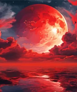 Blood Moon Diamond Painting