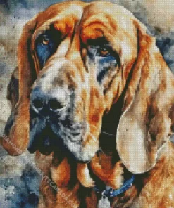 Bloodhound Dog Art Diamond Painting