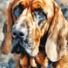 Bloodhound Dog Art Diamond Painting