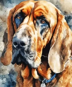 Bloodhound Dog Art Diamond Painting