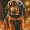 Bloodhound Puppy Diamond Painting