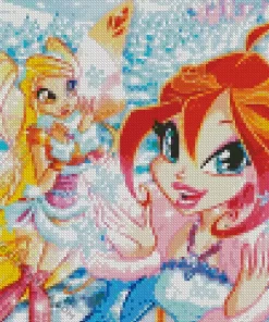 Bloom And Stella Fairies Diamond Painting