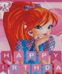 Bloom Winx Birthday Diamond Painting