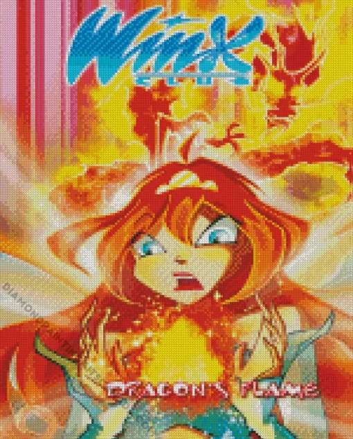 Bloom Winx Club Power Diamond Painting