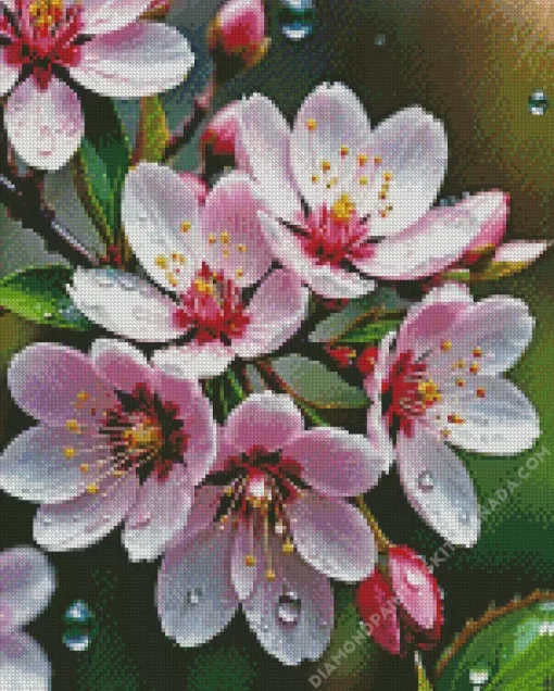 Blossom Flowers Diamond Painting