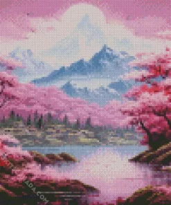 Blossom Landscape Diamond Painting