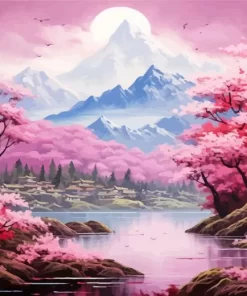 Blossom Landscape Diamond Painting