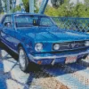 Blue 1960 Ford Mustang Diamond Painting