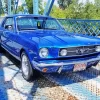 Blue 1960 Ford Mustang Diamond Painting