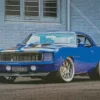 Blue 1969 Camaro Car Diamond Painting