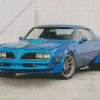 Blue 1977 Trans AM Car Diamond Painting