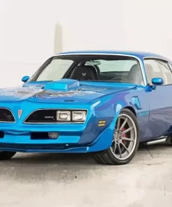 Blue 1977 Trans AM Car Diamond Painting