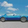 Blue 1978 Trans AM Diamond Painting