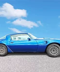 Blue 1978 Trans AM Diamond Painting