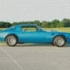 Blue 1979 Firebird Diamond Painting