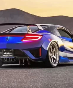 Blue Acura NSX Diamond Painting