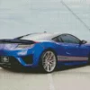 Blue Acura NSX Car Diamond Painting