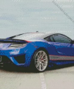 Blue Acura NSX Car Diamond Painting