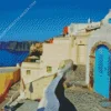 Blue Door Greece Diamond Painting