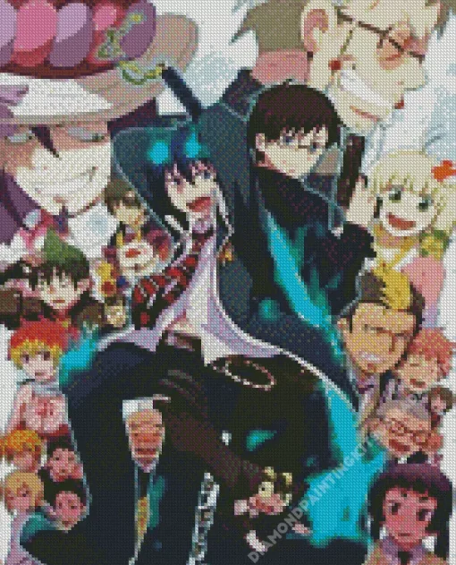 Blue Exorcist Anime Characters Diamond Painting