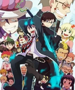 Blue Exorcist Anime Characters Diamond Painting