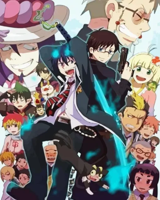 Blue Exorcist Anime Characters Diamond Painting