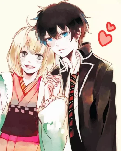 Blue Exorcist Rin And Shiemi Diamond Painting