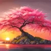 Cherry Blossom Tree Art Diamond Painting