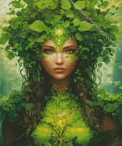 Cool Fantasy Dryad Diamond Painting