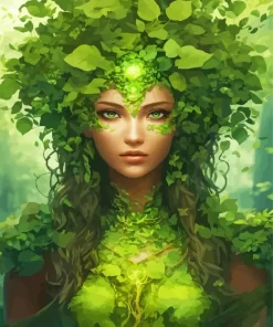 Cool Fantasy Dryad Diamond Painting