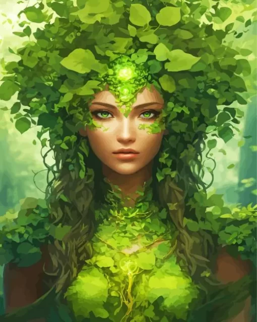 Cool Fantasy Dryad Diamond Painting