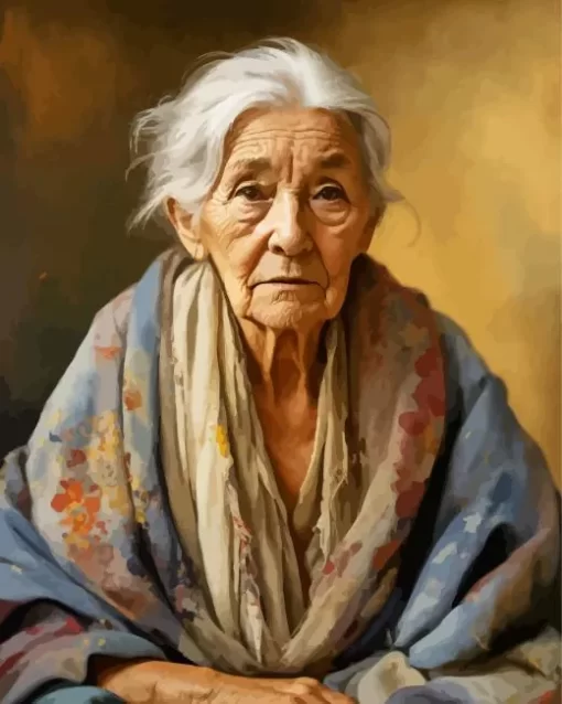 Cool Grandmother Diamond Painting