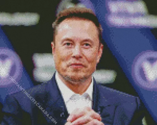 Elon Musk Diamond Painting