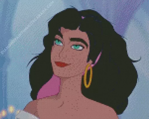 Esmeralda Hunchback Of Notre Dame Diamond Painting