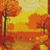 Fall Forest Diamond Painting