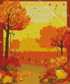 Fall Forest Diamond Painting