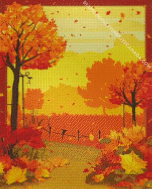 Fall Forest Diamond Painting