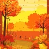 Fall Forest Diamond Painting