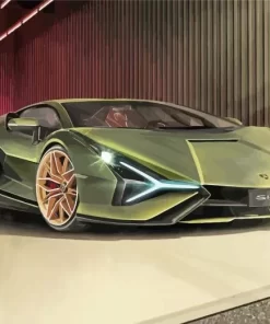 Fancy Lambo Diamond Painting