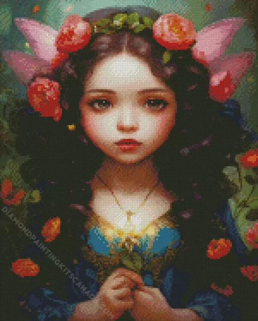 Fantasy Art Little Girl Diamond Painting