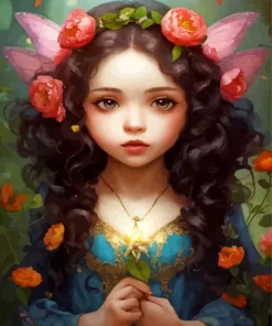 Fantasy Art Little Girl Diamond Painting