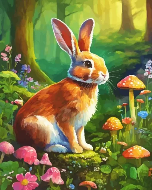 Fantasy Bunny Art Diamond Painting