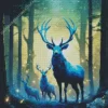 Fantasy Elks Diamond Painting