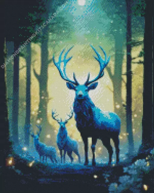 Fantasy Elks Diamond Painting