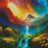 Fantasy Galaxy Landscape Art Diamond Painting