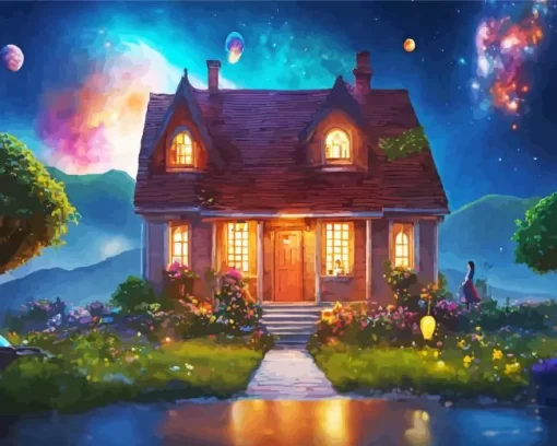 Fantasy House Diamond Painting