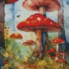 Fantasy Mushroom Land Diamond Painting