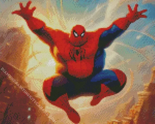 Fat Spiderman Diamond Painting