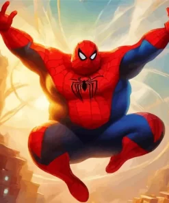 Fat Spiderman Diamond Painting