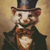 Ferret Art Diamond Painting